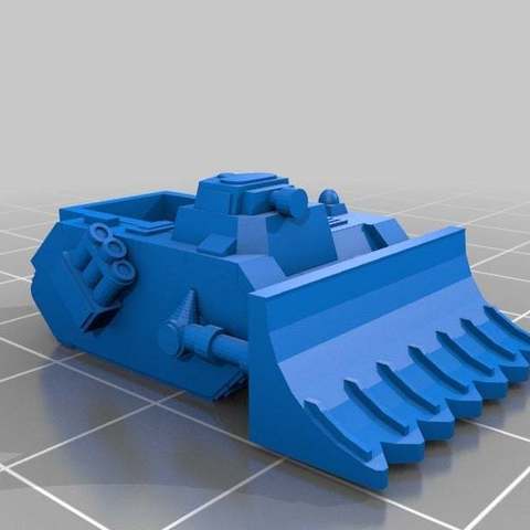 epic40k gorgon game vehicles epic scale 6mm 3D print model - Mito3D