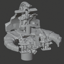 epic catacomba di comando una chiatta gioco 6mm epico necron warhammer modello robot 3d print model - Mito3D