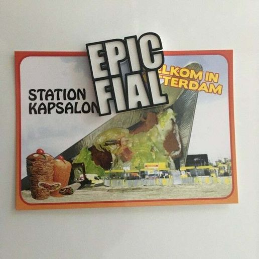 epic fail fial fridge magnet image macro meme letters baschz leeft magnetic memes popular refridgerator refrigerator coins_badges 3D print model - Mito3D