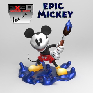 épique Mickey Jeu disney Souris ornement figure pop classique bureau pc 3d impression fdm résine collection vinyle jouet 3d print model - Mito3D