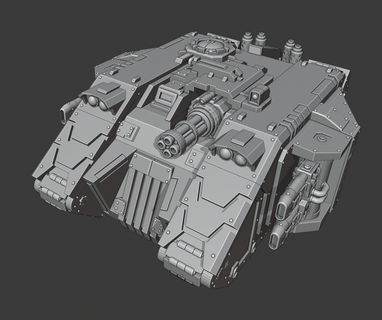 epic scale achilles-alpha land raider games 3d print model - Mito3D