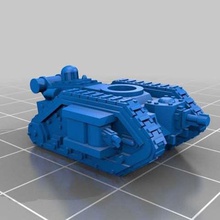 escala épica alfa patrón de leman russ v2 juego vehículos tanque epic40k epic30k 6mm 3d print model - Mito3D