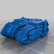epic scale aurox armoured transport game vehicles warhammer tank epic30k 6mm 3d print model - Mito3D