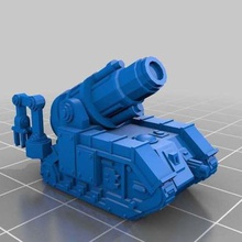 epic scale bombard spgs game vehicles epic40k artillery 6mm 3d print model - Mito3D