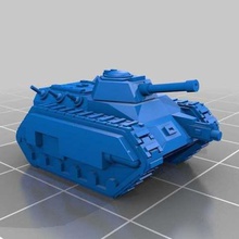 epic scale chimera ifv v2 game vehicles warhammer tank epic40k 6mm 3d print model - Mito3D