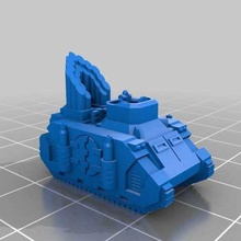 epic scale exorcist game vehicles epic40k 6mm 3d print model - Mito3D