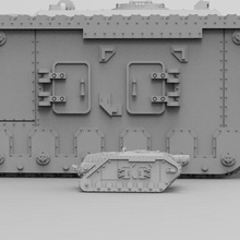 epic scale lemoine russel donnerer 6mm 1:300 wargaming scifi miniature tank spg model 3d print model - Mito3D