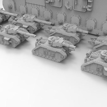 epic scale lemoine russel main battle tank game scifi miniature wargaming 6mm 3d print model - Mito3D