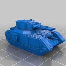 epic scale macharius v35 game vehicles tank epicscale epic40k 6mm 3d print model - Mito3D