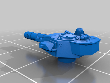 epico scala principale battaglia serbatoio fisso pistola gioco modello veicoli trasporto 3d print model - Mito3D
