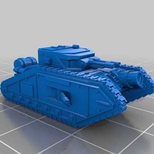 epic scale malcador annihilator v2 game vehicles warhammer 40k tank epic40k epic30k 6mm 3d print model - Mito3D