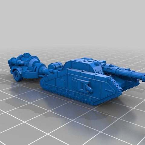escala épica malcador infernus juego vehículos epic40k epic30k 6mm 3D print model - Mito3D