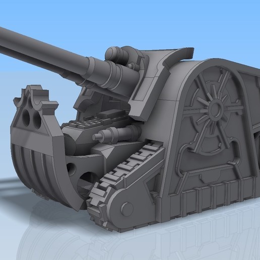 scala epica minotauro gioco giochi wh40k warhammer 40k semoventi guardia imperiale su epic40k epic30k epico artiglieria 30k 3D print model - Mito3D