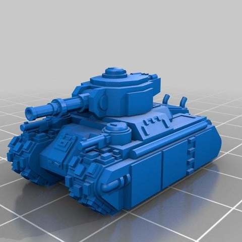 escala épica ragnarok tanque pesado jogo veículos warhammer 6mm 40k 1285 3D print model - Mito3D