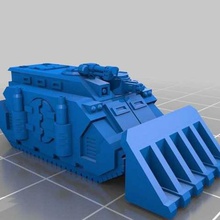 epic scale-repressor Spiel Fahrzeuge epic40k 6mm 3d print model - Mito3D