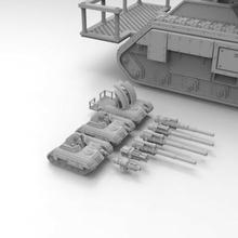 epik ölçek self propelled topçu model savaş oyunları tank bilimkurgu minyatür 6mm spg 3d print model - Mito3D