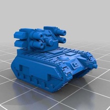 epic scale wyvern suppression tank v2 game vehicles warhammer epic40k 6mm 3d print model - Mito3D