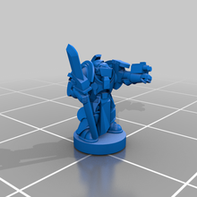 epic silver paladin terminating dudes game toy 3d print model - Mito3D