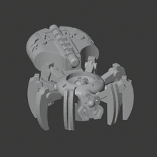 epic tomb spyder game 6mm necron spider warhammer model robots 3d print model - Mito3D