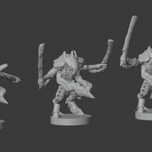 epic tyranid warriors art 40k 6mm warhammer models 3d print model - Mito3D