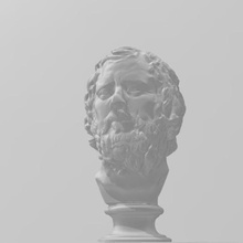 epictetus art epiteto stoic philosophy philosopher 3d print model - Mito3D