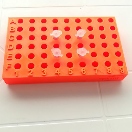 eppendorf grid box chemistry biomedical laboratory 3D print model - Mito3D