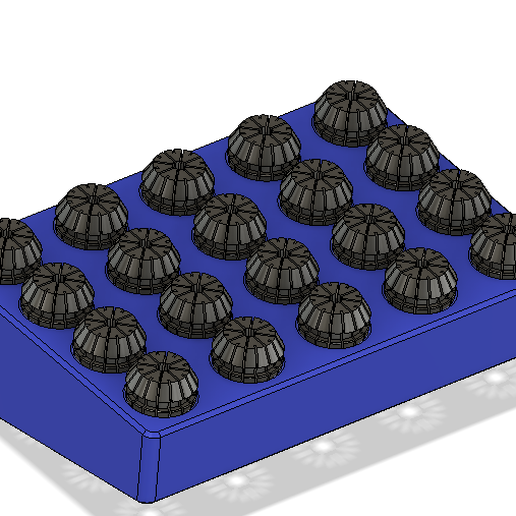 er16 halka Kulp destek er tepsi depolama organizatör 3D print model - Mito3D