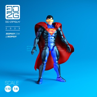 éradicateur action figure améliorer trousse Diane prince Superman jouet jouets dc Justice ligue bandes dessinées buste homme acier 3d print model - Mito3D