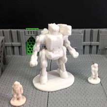 residuo pesado de robot combate juego 3d print model - Mito3D
