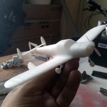 ercoupe de l'âge d'or l'aéronef gadget modèle à l'échelle miniature art jouet en avion militaires la modélisation 3d print model - Mito3D