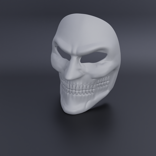eren attack titan mask 3D print model - Mito3D