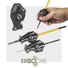 ergobir aracı tutuş boya fırçalar gunpla minyatür sanatı ressam resim ergonomik sapı 3d print model - Mito3D