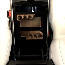 ergonomik bozuk para tutucu Tesla model 3 kol dayama İle 3d print model - Mito3D