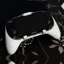 ergonomic grip ps-vita pch-1000 game ergonomics sony playstation gamepad portable handheld console peripherals accessory comfort ps vita 1000 3d print model - Mito3D