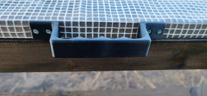 ergonômico lidar ergonomia petg jardim estufa robusto porta abertura 3d print model - Mito3D