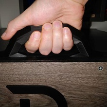 ergonómico encargarse moderno diseño ergonomía resistente robusto 3d print model - Mito3D