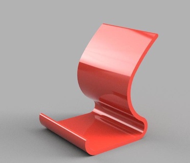 ergonomic mobile stand 3d print model - Mito3D