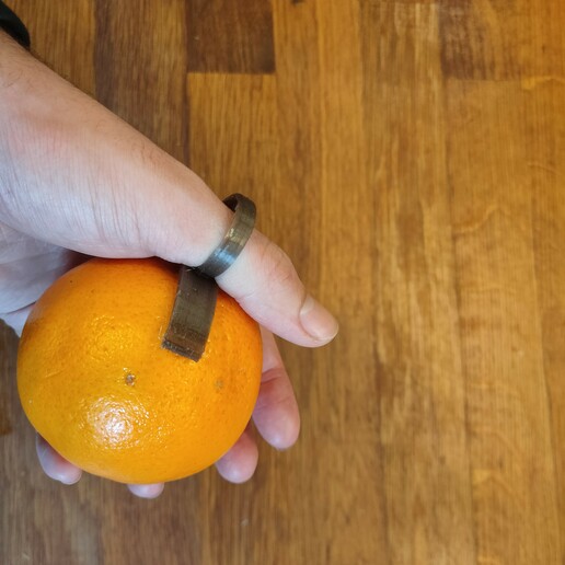 ergonomisch Orange Pealer Küche Zitrone Obst drauf Grapefruit Zitrusfrüchte 3D print model - Mito3D
