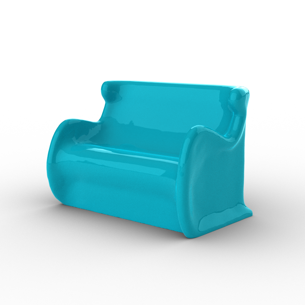 ergonomik şekilli kanepe Sanat dekor mobilya 3D print model - Mito3D