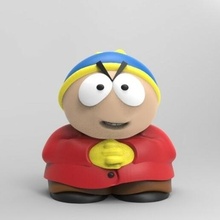 eric cartman south park simpsons character child hat little red animated fat rude 3d print model - Mito3D