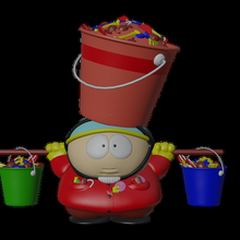 Eric Cartman Treppe Himmel 3d print model - Mito3D