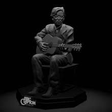 Eric Clapton angeschlossen 1992 3d Drucken Mode Spielzeug Musiker Legenden druckbar Action Figur Rockstar Gitarre Pose Mischung stl Miniatur 3dprinting Zahl Vinyl Spielzeuge obj 3d print model - Mito3D
