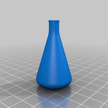 erlenmeyer-ish flask solid tools 3d print model - Mito3D