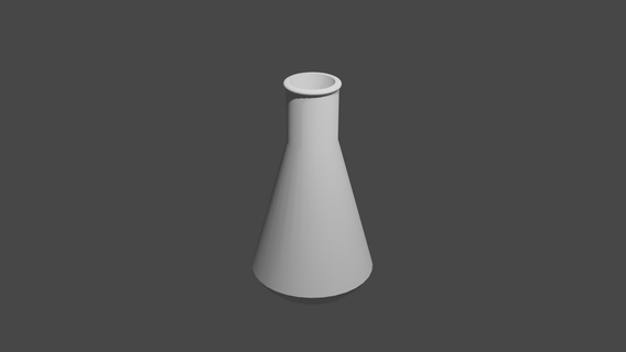 erlenmeyer flask Tools chemistry game container flask  3d print model - Mito3D