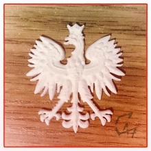 erne 'eagle' - polaco emblema art las monedas de los pases polska el polonia eagle c47 3d print model - Mito3D