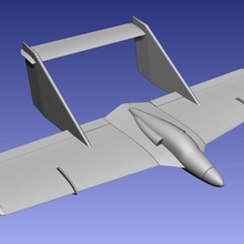 aerobático modelo combate aviones avión aeronave 3d print model - Mito3D