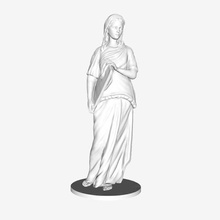 erythraean sibyl louvre paris art le muse du museum france 3d print model - Mito3D