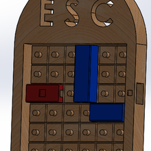 esc escape table toy exercise enjoy kids intelligence game 3d print model - Mito3D