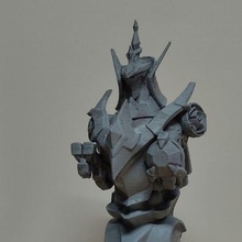 escaflowne Büste Statue Anime Fantasie Ritter Roboter 3d print model - Mito3D
