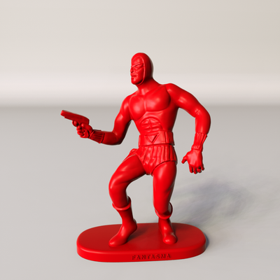 escalar gulliver fantasma arte héroes 3d print model - Mito3D